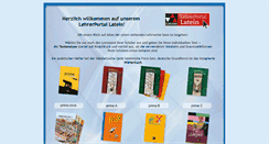 Desktop Screenshot of lehrerportal.ccbuchner.de