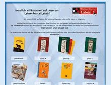 Tablet Screenshot of lehrerportal.ccbuchner.de